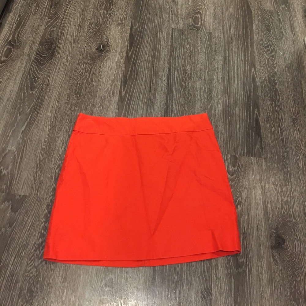 J.crew orange mini skirt!